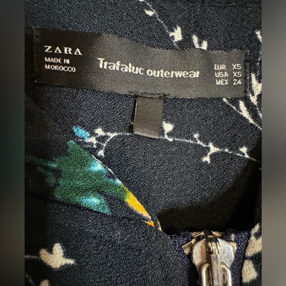 💐 ZARA Floral Bomber Jacket - Picture 4 of 9